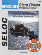 Mercruiser Stern Drives & Inboards All Gas Engines & Drives, Includes Inboards '92-'00 Manual